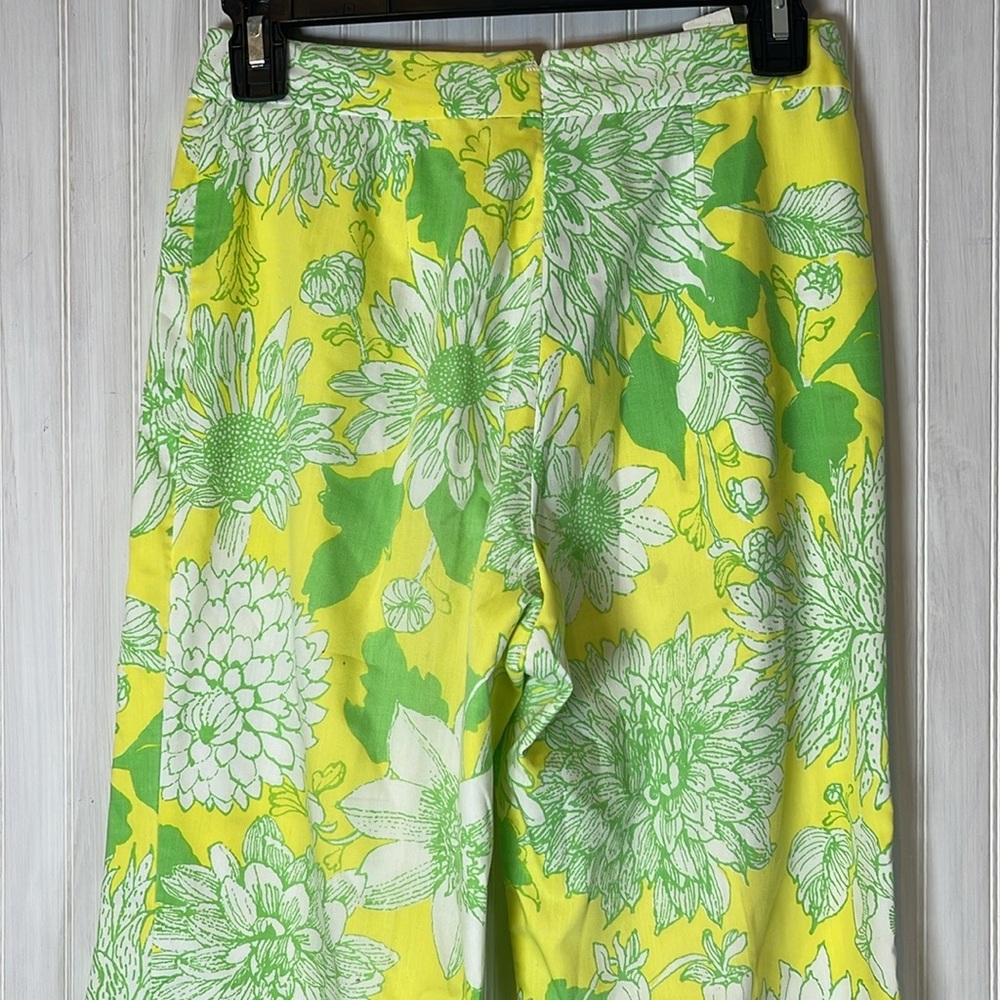 VINTAGE THE LILY FLORAL PANTS 1960s 70s - Picture 4 of 8
